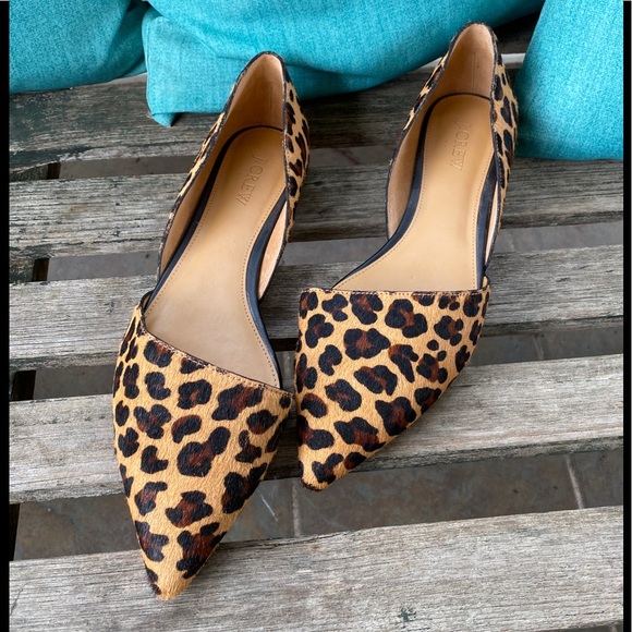 J. Crew Shoes - J Crew leopard print flats  NWOT